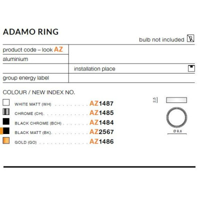 Pierścień ozdobny do ADAMO RING AZ1485 - Azzardo