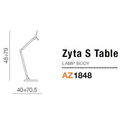 Stelaż ZYTA S TABLE AZ1848 - Azzardo